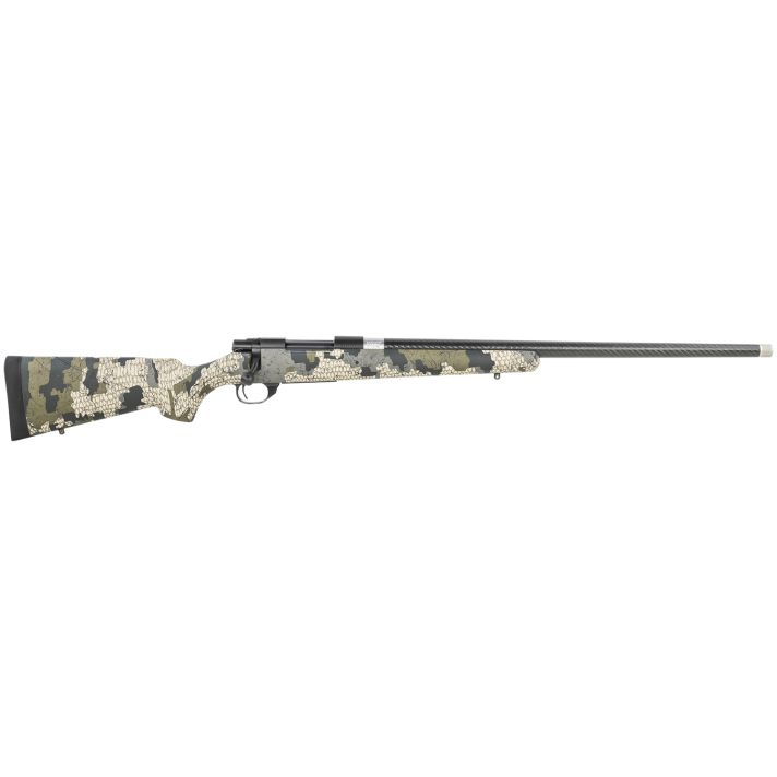 Howa HSCF65CVER M1500 HS Precision 6.5 Creedmoor 5+1 24" Threaded Carbon Fiber Barrel, Black Metal Finish, KUIU Verde 2.0 Fixed HS Precision Stock