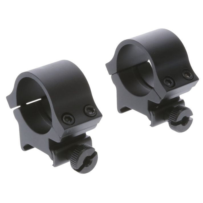 TruGlo TGTG8961B2 Lightweight Scope RingsMatte Black 1" High