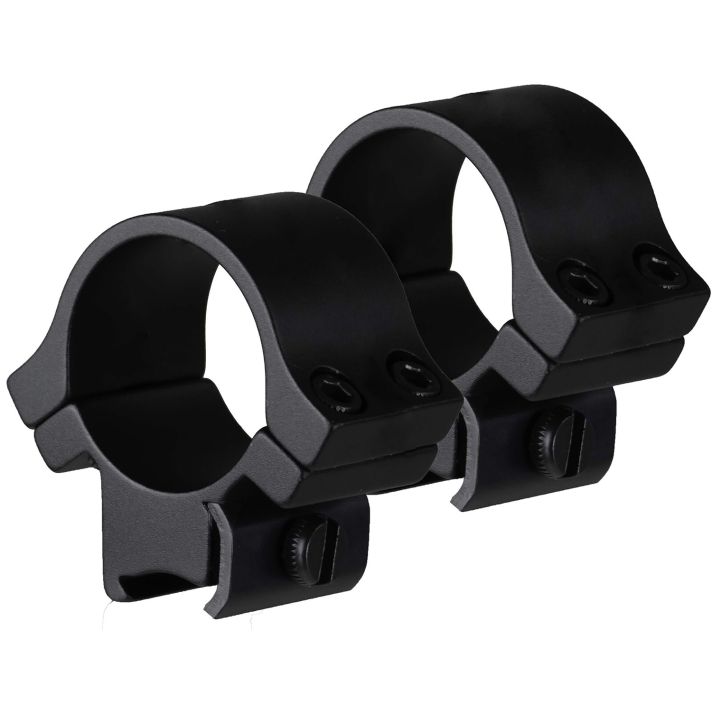 TruGlo TGTG8961B3 Lightweight Scope RingsMatte Black 1" Medium 4 Screws (2 Per Side)