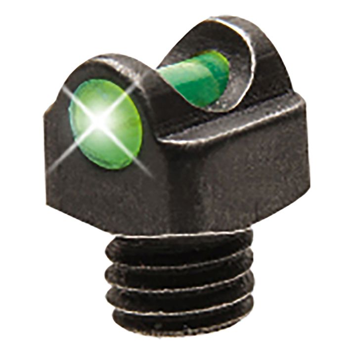 TruGlo TGTG954BG StarBrite Deluxe BeadBlack | Green Fiber Optic Front Sight 3-56" Threads