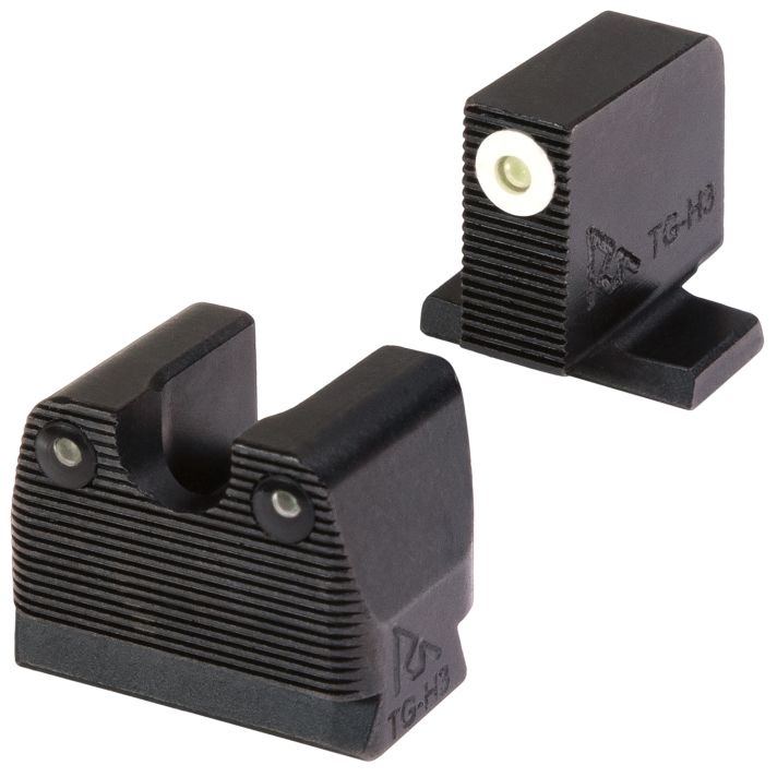 Rival Arms RARA3B231S SIG Sauer 3-Dot Night SightsGreen Tritium White Outline Front Sight-Green Tritium Black Outline Rear Sight