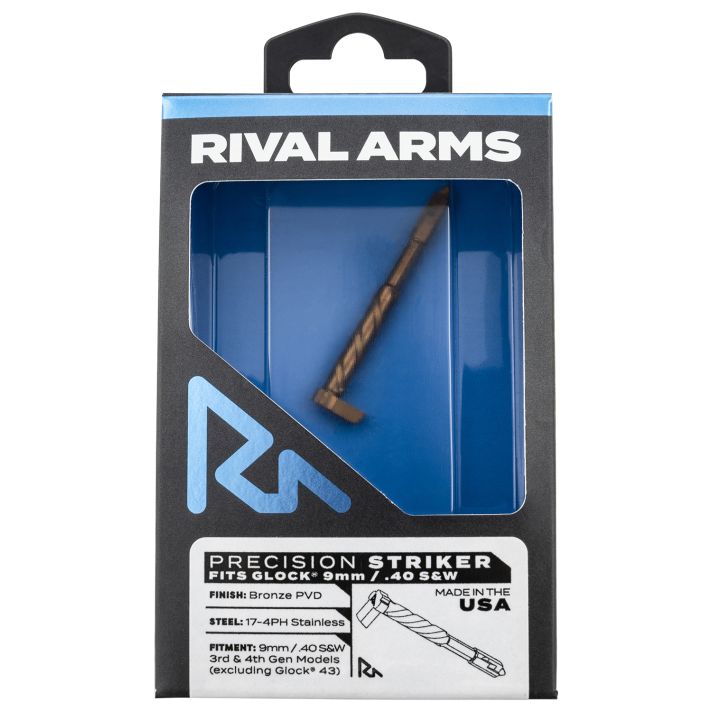 Rival Arms RARA40G001C Precision Striker9mm/40 S&W Glock Gen3-4 Bronze 17-4 Stainless Steel