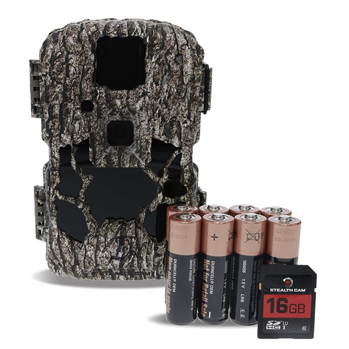 Stealth Cam STCPXV26CMO Prevue 26 Combo Camo 2.40" Color TFT Display, Up to 32GB SD Card Memory, Features Integrated Python Provision Lock Latch