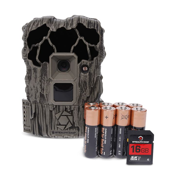 Stealth Cam STCQS20NGK QS20 Combo Camo No Glow IR Flash, Up to 32GB SD Card Memory, Features Integrated Python Provision Lock Latch