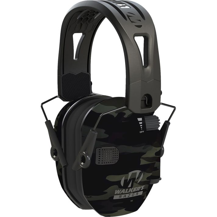 Walker's GWPRSEMRHMCCG Razor Tacti-Grip 23 dB Over the Head Gray MultiCam/Black Polymer