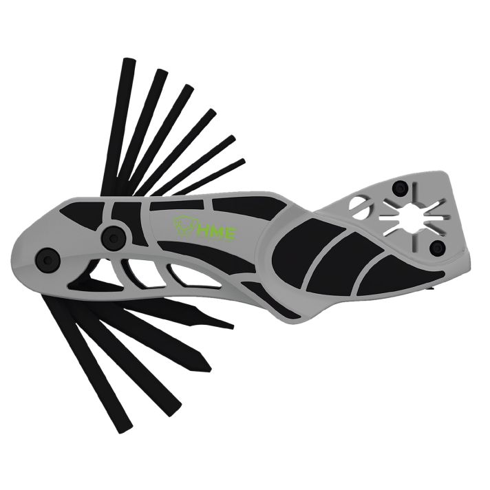 HME HMEATWRBH 14-In-1 ArcheryBlack/Gray Metal Folding