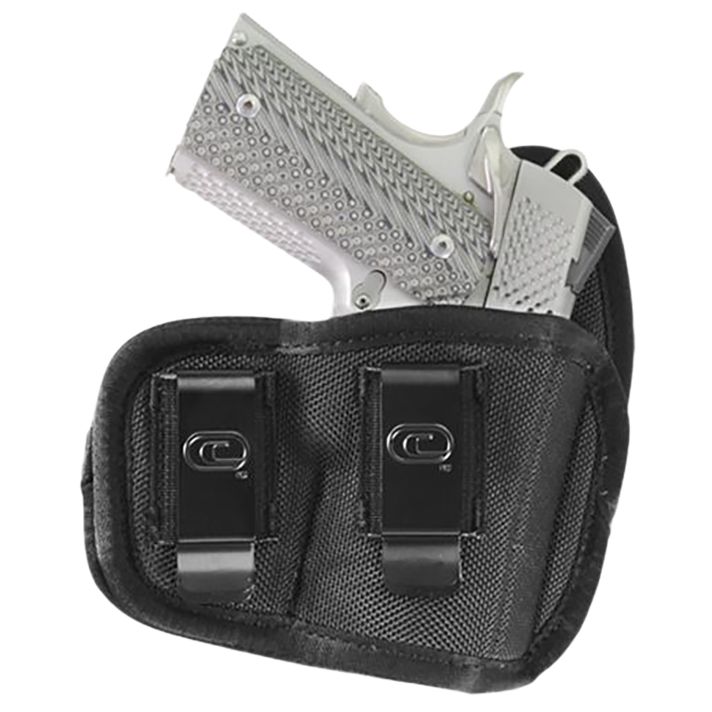 Crossfire Shooting Gear CRFCYCLSA1C3R The CycloneIWB/OWB Size 03 Black Foam Laminate Belt Clip Fits Compact 3-3.50" Barrel Right Hand
