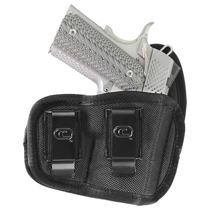Crossfire Shooting Gear CRFVIGRSA1S2R The VigorIWB Size 02 Black Ballistic Nylon Double Belt Clip Fits Subcompact Fits 2-2.50" Barrel Right Hand