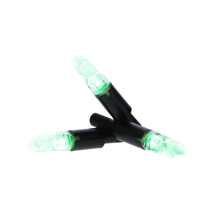 NAP NAPILLNXGR3PK Thunderglo Illuminated Nock Crossbow Green Half Moon/ 3 Pack