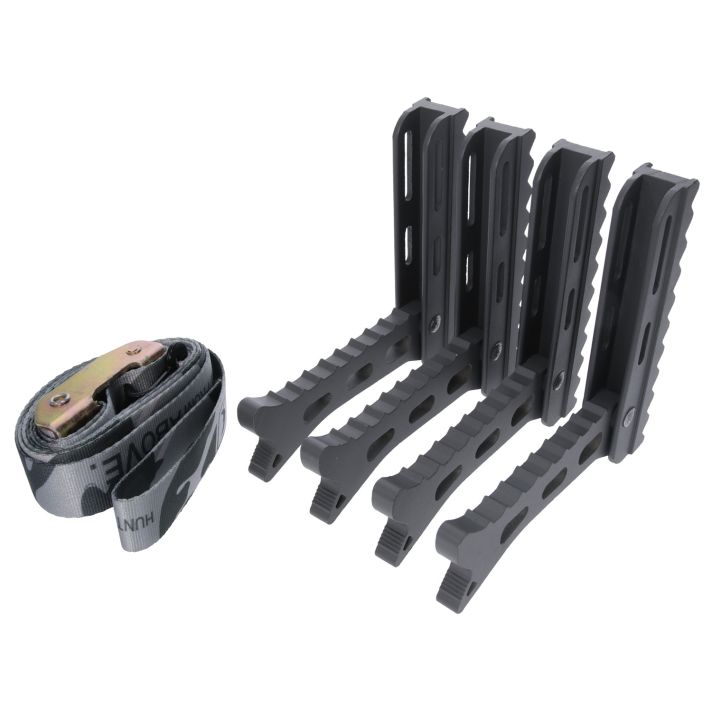 Hawk HWKHHSTP4P Helium Steps Black Aluminum 4 Pack