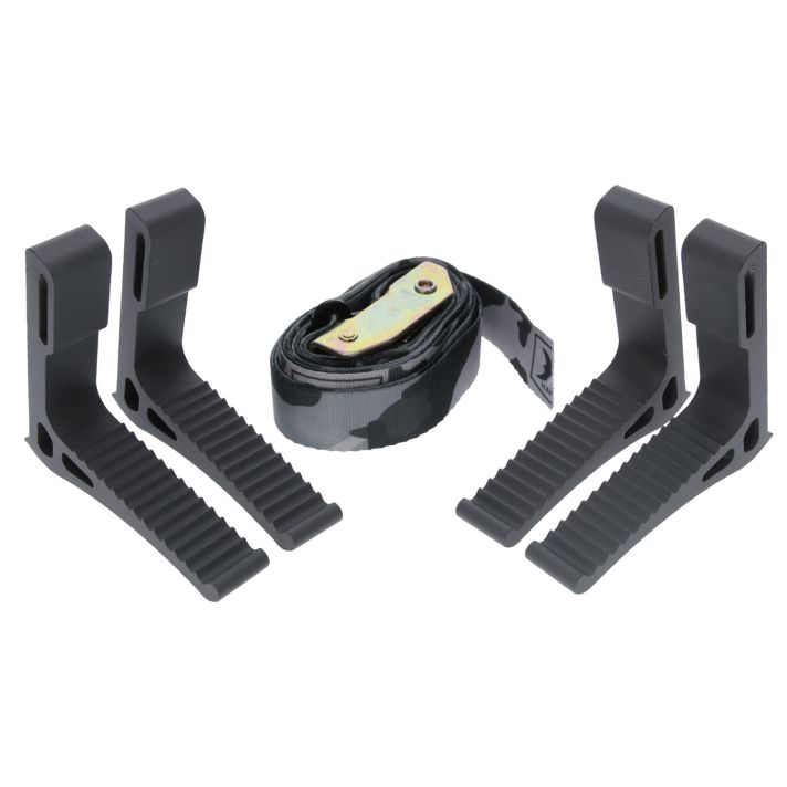 Hawk HWKSTP4PK Monkey Bar Steps Black Aluminum 4 Pack