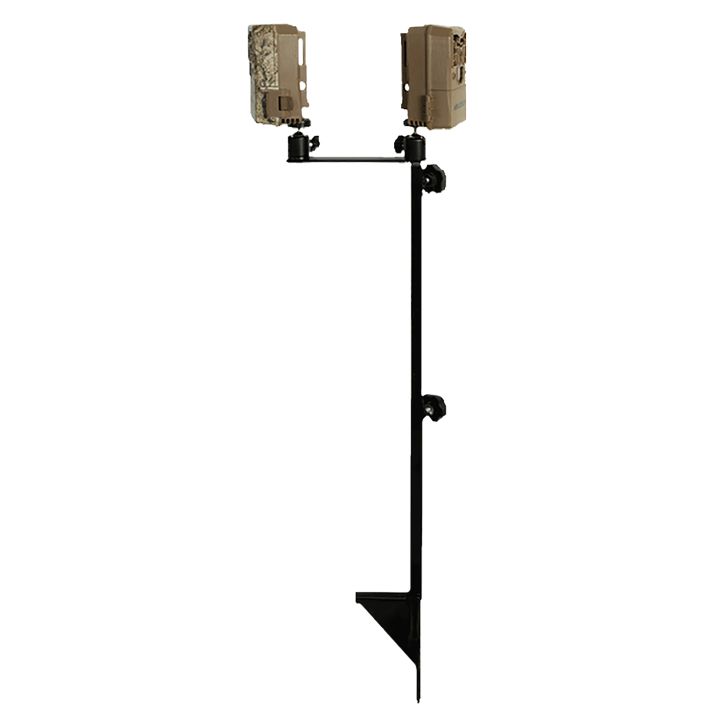 Muddy MUDMTCATCS03 Dual Game Camera Mount 19"-41" High Black Steel