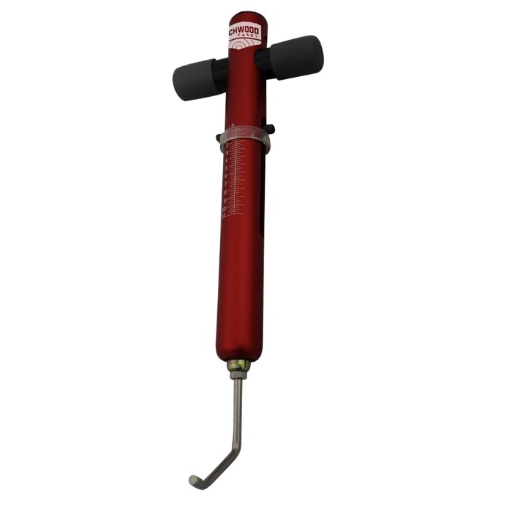 Birchwood Casey TRGSCL TriggerScaleRed Aluminum Body with Stainless Steel Trigger Pull & Rubber Black Handle for Firearms