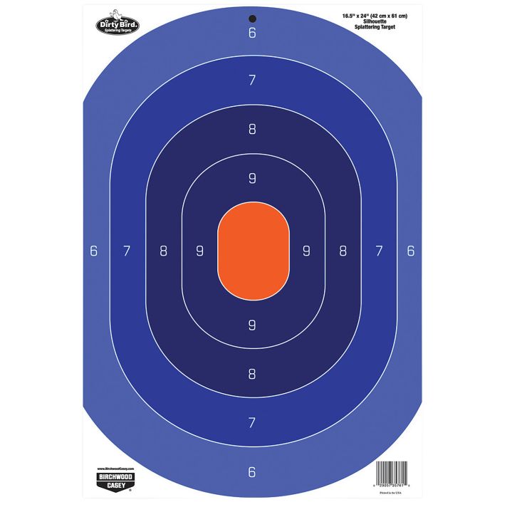 Birchwood Casey 35763 Dirty BirdSilhouette Tagboard Target 16.50" x 24" 3 Per Pkg