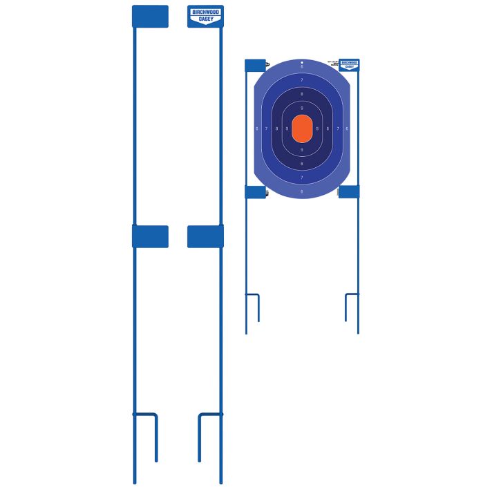 Birchwood Casey 49013 Adjustable Target Stakes36" Stand Blue Steel Target 36" 2