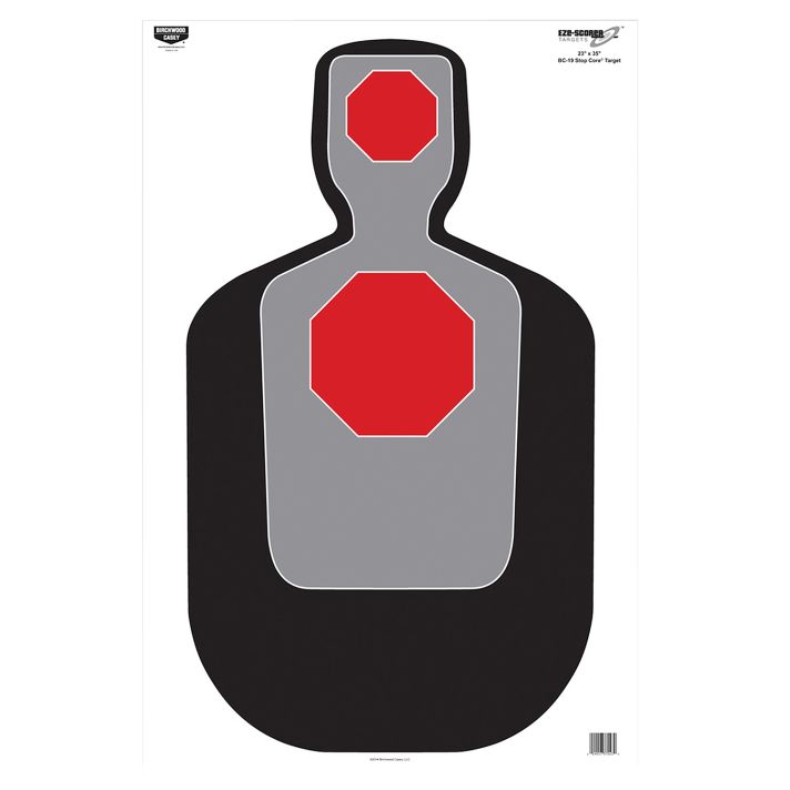 Birchwood Casey 37043 EZE-Scorer BC-19 Silhouette Paper Target 23" x 35" 100 Per Pkg