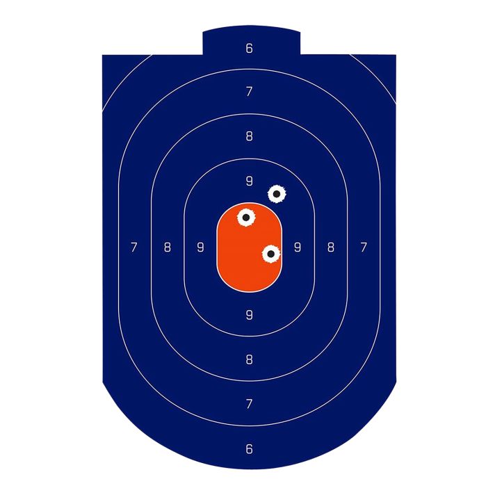 Birchwood Casey 35714 Dirty Bird Silhouette Target Silhouette Tagboard Target 12" x 18" 100 Per Pkg