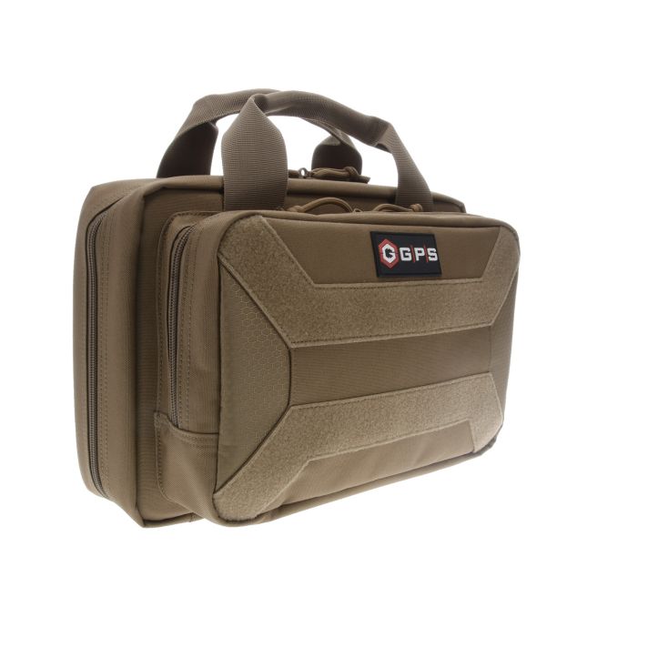 GPS Bags PC15FDE Pistol CaseFlat Dark Earth 600D Polyester Holds 1 Handgun