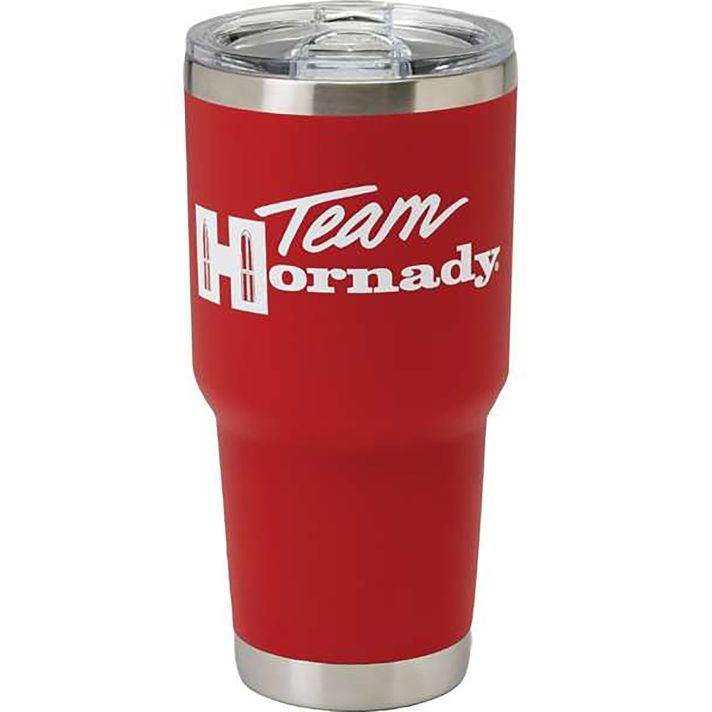Hornady 99134 Team Hornady Tumbler Red Stainless Steel 30 oz