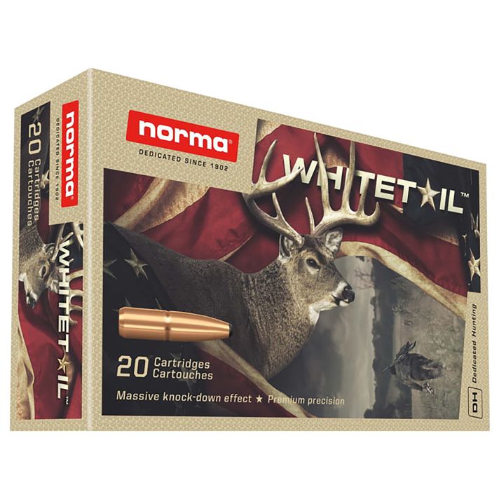 Norma Ammunition 20177382 Dedicated Hunting Whitetail 308Win 150gr Pointed Soft Point 20 Per Box/10 Case