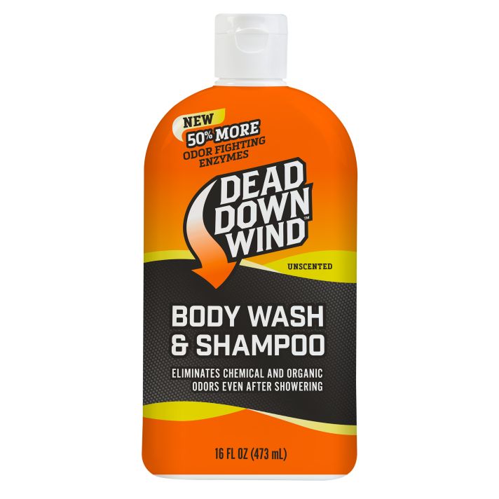 Dead Down Wind 121618 Shampoo/Body WashOdor Eliminator Unscented Scent 16 oz
