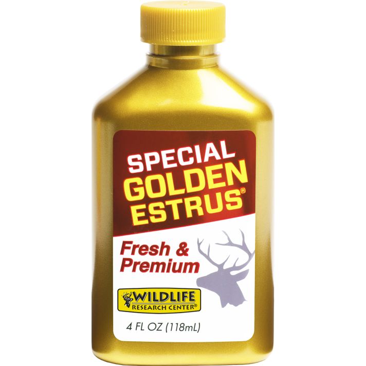 Wildlife Research 4054 Special Golden Estrus Buck Lure Deer Attractant Doe In Estrus Scent 4 oz Bottle