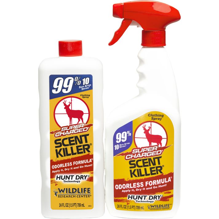 Wildlife Research 559 Super Charged Scent Killer Combo Odor Eliminator, Odorless Scent 24 oz Trigger Spray