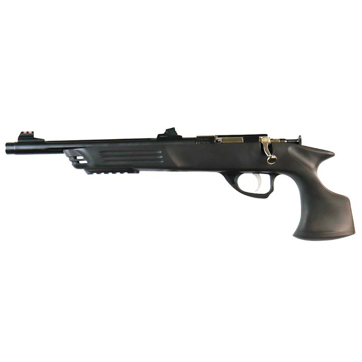 Crickett KSA693 Adult Pistol22 LR 1rd 10.50" Blued Threaded Barrel w/Cap, Williams Fire Sights, Integrated Picatinny Accessory Rail, Synthetic Grip, Rebounding Firing Pin Safety