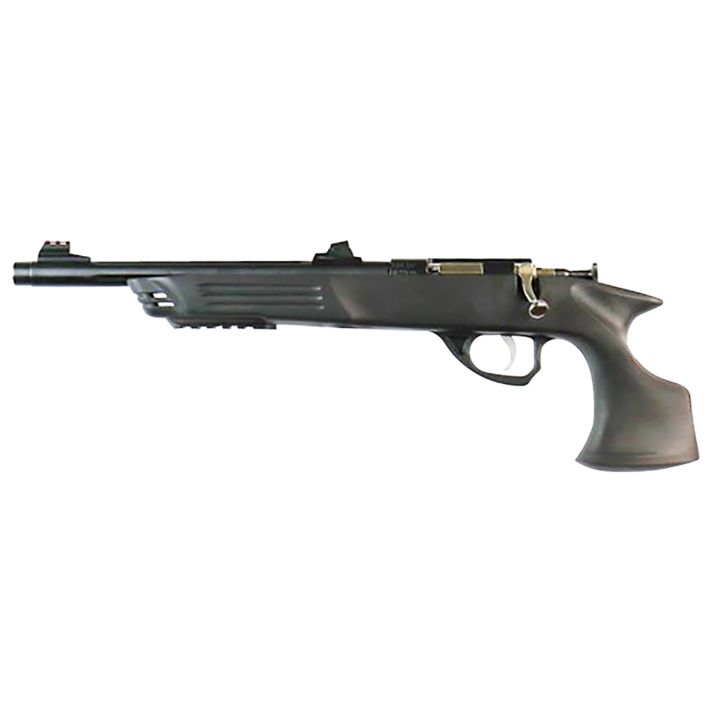 Crickett KSA793 Adult Pistol22 WMR 1rd Blued Barrel 10.50" Blued Steel Threaded Barrel,Black Synthetic Grips