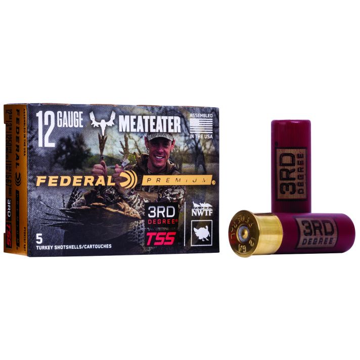 Federal PTDX157567 Premium 3rd Degree 12Gauge 3" 1 3/4oz 5/6/7Shot 5 Per Box/50 Case