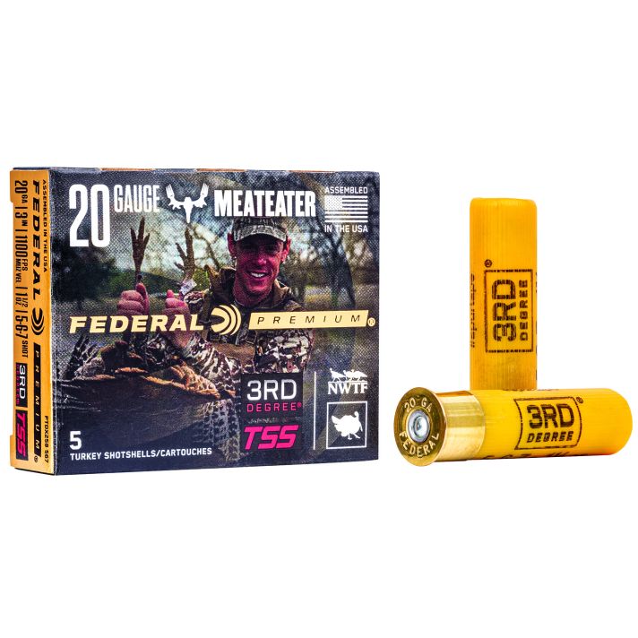Federal PTDX258567 Premium 3rd Degree 20Gauge 3" 1 1/2oz 5/6/7Shot 5 Per Box/50 Case