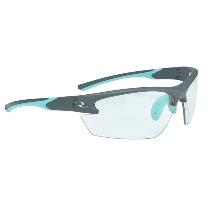 Radians WS2310CS Ladies Range Eyewear Women Clear Lens Gray with Aqua Accents Frame