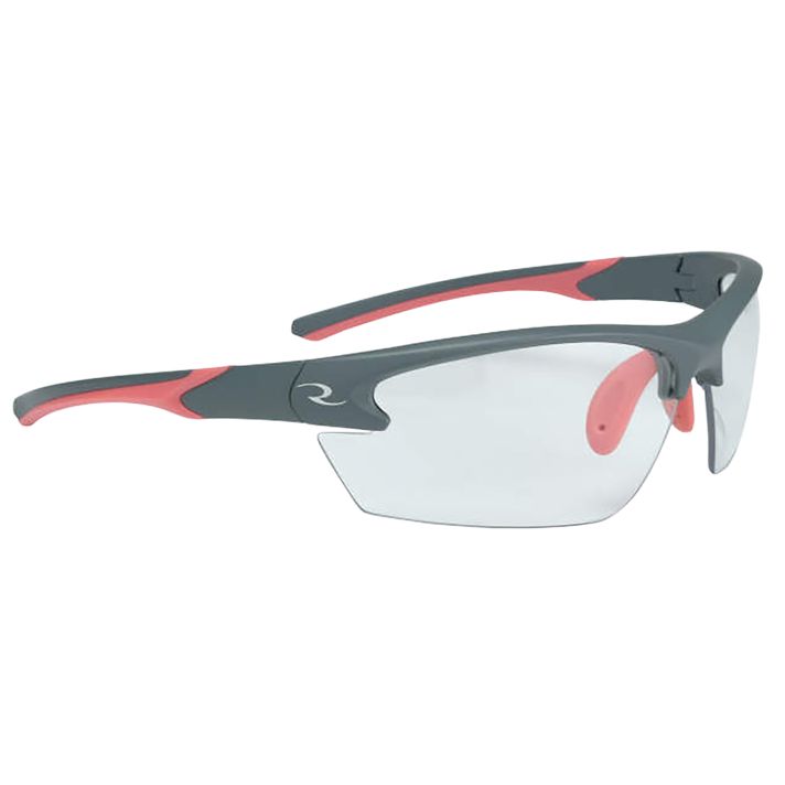 Radians WS6810CS Ladies Range Eyewear Women Clear Lens Gray with Coral Accents Frame