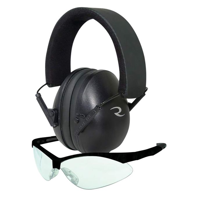 Radians LS0100CKCS G4 Junior Shooting Glasses Clear Lens Black Frame
