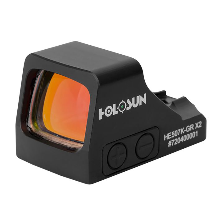 Holosun HE507KGRX2 507Black Anodized 1 x 0.58" x 0.77" 2 MOA Green Dot/32 MOA Circle Multi Reticle