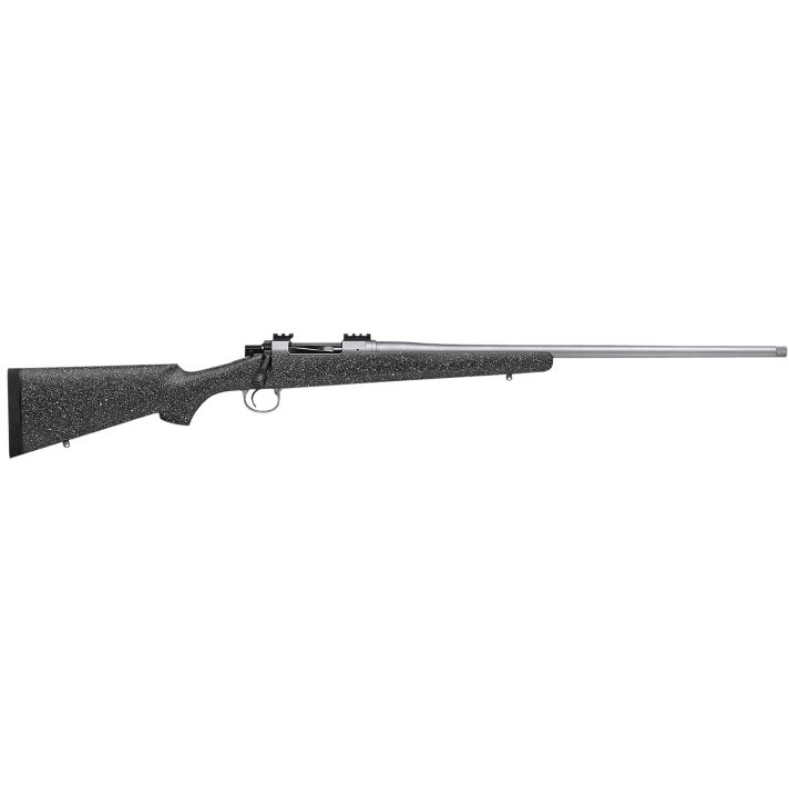 Nosler 40021 M2122 Nosler 4+1 22" Barrel, Stainless Steel Nitride Metal Finish, Gray Speckled Black All-Weather Epoxy Stock