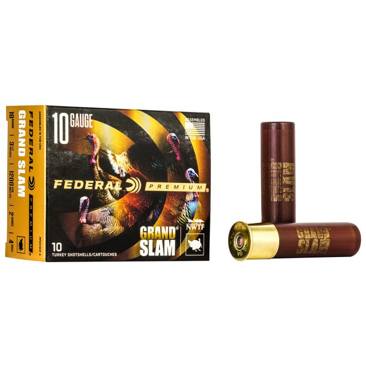 Federal PFCX101F4 Premium Grand Slam 10Gauge 3.50" 2oz 4Shot 10 Per Box/25 Case