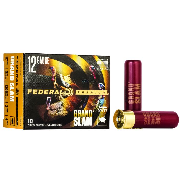 Federal PFCX139F4 Premium Grand Slam 12Gauge 3.50" 2oz 4Shot 10 Per Box/25 Case