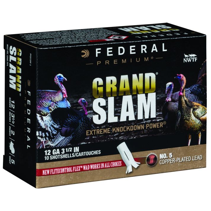 Federal PFCX139F5 Premium Grand Slam 12Gauge 3.50" 2oz 5Shot 10 Per Box/25 Case