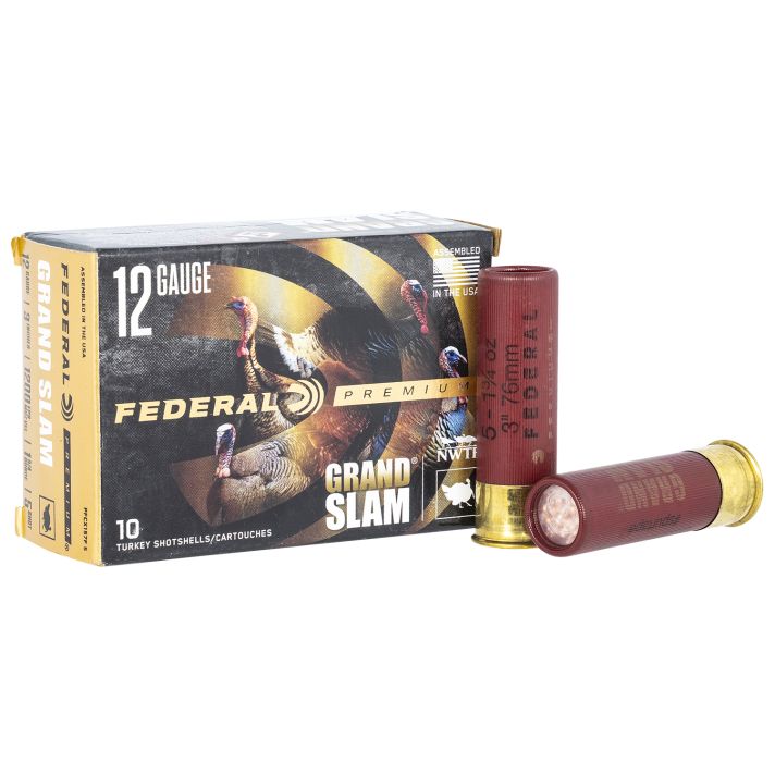 Federal PFCX157F5 Premium Grand Slam 12Gauge 3" 1 3/4oz 5Shot 10 Per Box/25 Case