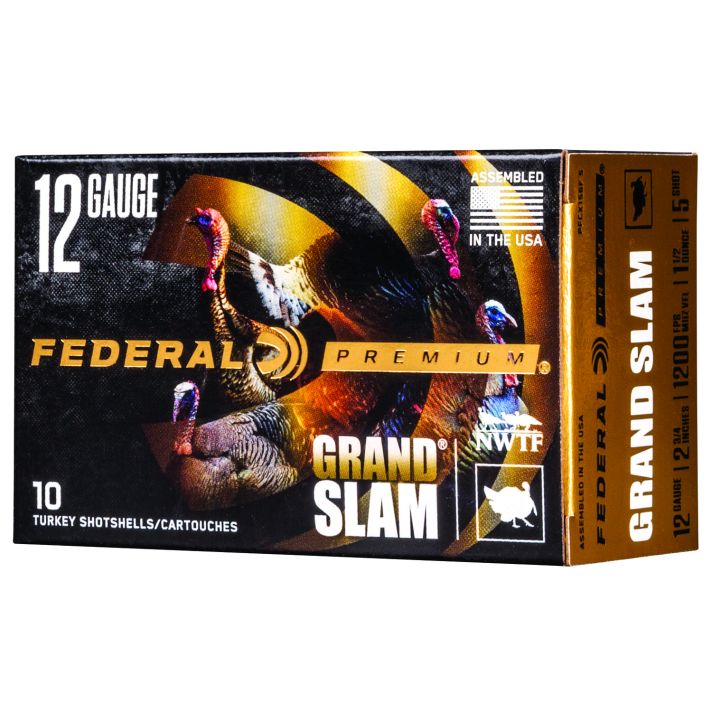 Federal PFCX156F5 Premium Grand Slam 12Gauge 2.75" 1 1/2oz 5Shot 10 Per Box/25 Case
