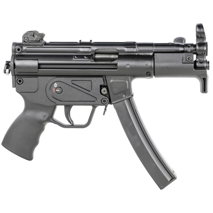 Century Arms HG6036N AP5 M 9mm Luger 30+1 4.50" Barrel, Black Stamped Metal, Fixed Front/Drum Rear Sights, Includes Hard Case, Sling, Cleaning Kit & 2 Magazines