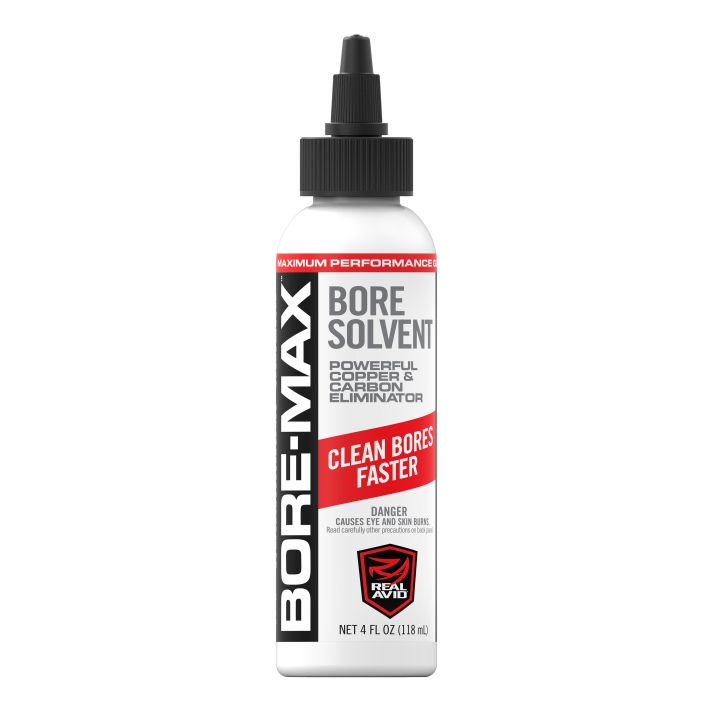 Real Avid AVBMBS4L Bore-Max Solvent Removes Carbon, Powder, Lead, Plastic Fouling 4 oz Bottle