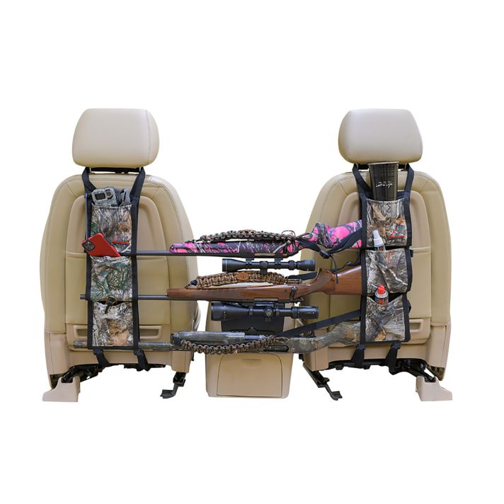 Lethal 9552671 Back Seat Gun Sling Realtree Edge Heavy Duty Water Resistant Fabric Holds Up to 3 Guns With or Without Scope
