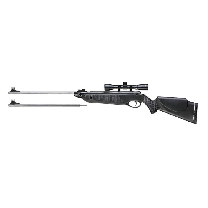 Beeman 1022 Black Club Combo Spring Piston 22 1rd Shot Black Black Receiver Black Scope 4x32mm