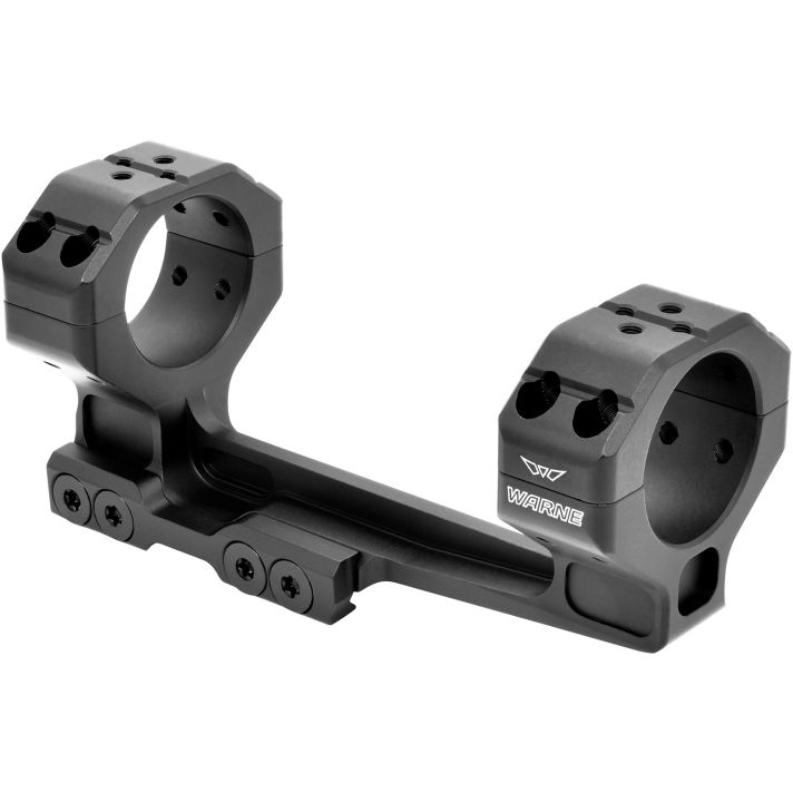 Warne 7818M Precision Cantilever Mount Scope Mount/Ring Combo Black Anodized 30mm 0 MOA