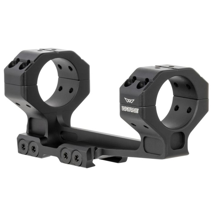 Warne 781820MOA Precision Cantilever Mount Scope Mount/Ring Combo Black Anodized 30mm 20 MOA
