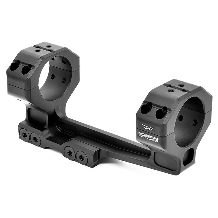 Warne 7842M Precision Cantilever Mount Scope Mount/Ring Combo Black Anodized 35mm 0 MOA