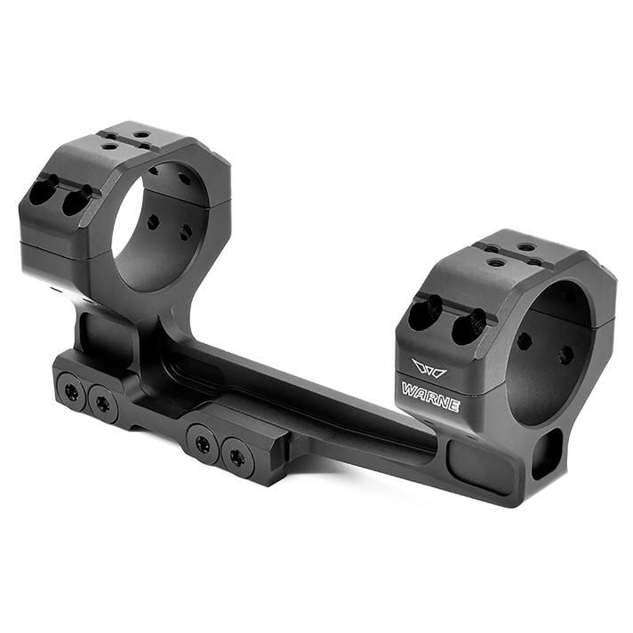 Warne 784220MOA Precision Cantilever Mount Scope Mount/Ring Combo Black Anodized 35mm 20 MOA