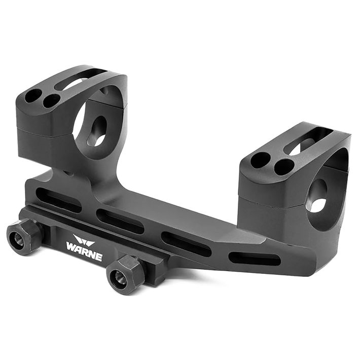 Warne SHXSKEL34TW X-SKEL Scope Mount/Ring Combo Black Anodized 34mm